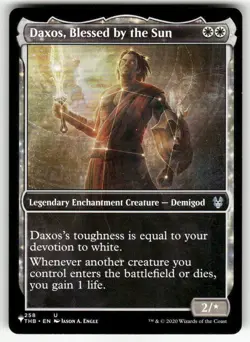 DAXOS, BLESSED BY THE SUN (SHOWCASE) #258/254 MTG THE LIST REPRINTS UNCOMMON - Image 1