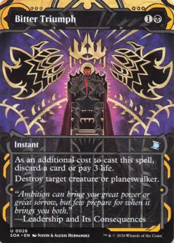 magic the gathering, bitter triumph - Image 1