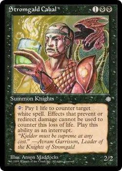 STROMGALD CABAL x1 mtg NM Ice Age 1 Rare UNPLAYED - Image 1