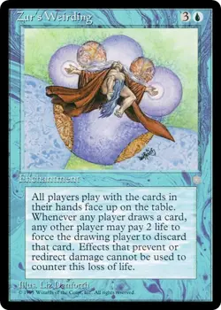 ZUR'S WEIRDING x1 mtg NM Ice Age 1 Rare UNPLAYED - Image 1