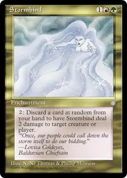 STORM SPIRIT x1 mtg NM Ice Age 1 Rare UNPLAYED - Image 1