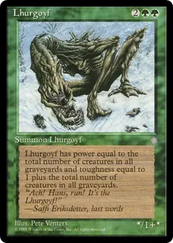 LHURGOYF x1 mtg NM/NM- Ice Age 1 Rare - Image 1