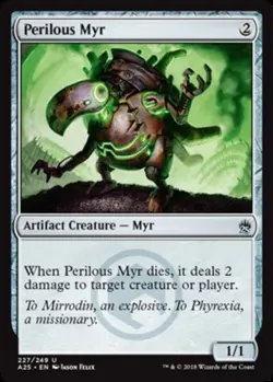 x4 Perilous Myr MTG Masters 25 U M/NM, English - Image 1