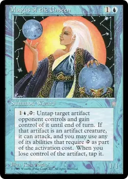MAGUS OF THE UNSEEN x1 mtg NM/NM- Ice Age 1 Rare UNPLAYED - Image 1