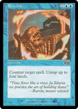 REWIND x1 mtg NM Urza's Saga 1 Common - Image 1