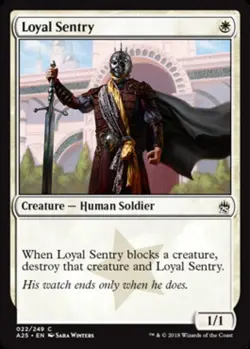 x4 Loyal Sentry MTG Masters 25 C M/NM, English - Image 1