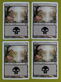 Swamp (341) x4 Eighth Edition 8th 4x Magic the Gathering MTG - Image 1