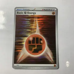 Pokemon TCG - Fighting Energy - 022 (Horizontal Holo) - Black Bolt & White Flare - Image 1