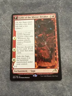 Fable of the Mirror-Breaker Kamigawa: Neon Dynasty MtG NM Magic - Image 1
