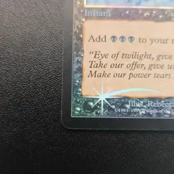 Magic: The Gathering Dark Ritual Instant Black Foil Rebecca Guay Wizards 1999 - Image 4