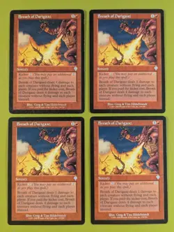 Breath of Darigaaz x4 Invasion 4x Magic the Gathering MTG - Image 1