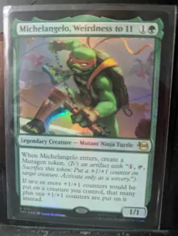 Michelangelo, Weirdness to 11 Foil 121 TMT MTG SealedinSleeve - Image 1
