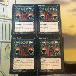 MTG / Dark Ritual X 4 / Ice Age / Nm-Lp - Image 1