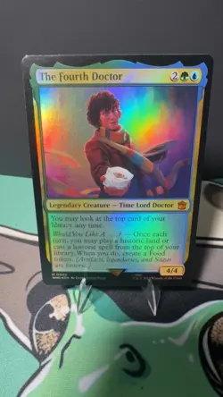 The Fourth Doctor (Foil) 607 UB: Doctor Who Magic: The Gathering LP - Image 1