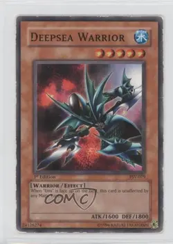 Deepsea Warrior 1st Ed. YuGiOh Pharaoh's Servant #PSV-079 2002 READ - Image 1