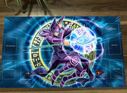 YuGiOh Duel Playmat dark magician CCG TCG Trading Card Game Mat pad gaming - Image 1