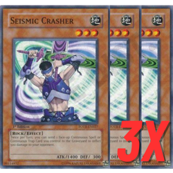Yugioh Seismic Crasher (FOTB-EN027) 1st Edition (NEAR MINT) (3X) - Image 1