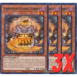 Yugioh Labrynth Stovie Torbie (TAMA-EN019) 1st Edition RARE (NEAR MINT) (3X) - Image 1