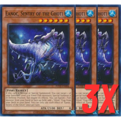Yugioh Eanoc, Sentry of the Ghoti (POTE-EN088) (NEAR MINT) (3X) - Image 1