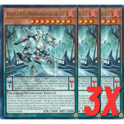 Yugioh Vaylantz Dominator Duke (TAMA-EN008) 1st Edition RARE (NEAR MINT) (3X) - Image 1