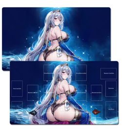 YuGiOh Duel Playmat Tearlaments Kitkallos CCG TCG Trading Card Game Mat - Image 1
