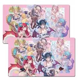YuGiOh Duel Playmat Dragonmaid Deck CCG TCG Trading Card Game Mat - Image 1