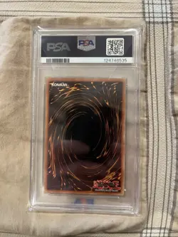 PSA 6 Gaia the Dragon Champion LOB-125 Ultra Reverse Foil DOUBLE Error Yugioh - Image 2