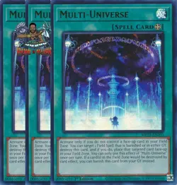 Yugioh! 3x Multi-Universe MP25-EN203 Ultra Rare 1st Ed NM - Image 1