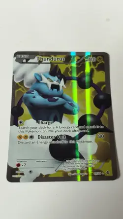 Pokemon TCG Thundurus Emerging Powers Holo Card 97/98 - Image 1