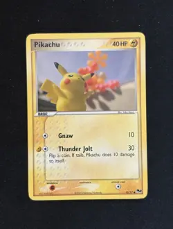 Pikachu 16/17 Pop Series 2 Pokemon Card - Image 1