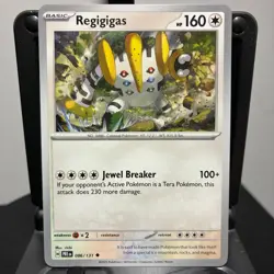 Regigigas - 086/131 - Pokemon Prismatic Evolutions 2025 - Uncommon Card NM - Image 1