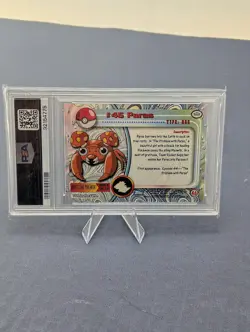 Pokemon Card - Paras #46 - Topps Chrome Foil PSA 9 Blue Label - Image 2