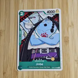 Jinbe 1P2 ONE PIECE FILM/Fish-Man/ Straw Hat Crew OP02-033 CARD GAME - Image 1