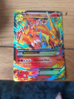 Mega M Charizard EX 13/106 FlashFire Ultra Rare Holo Pokemon Card - Image 3