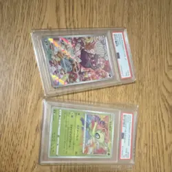 Pokemon PSA Graded Celebi Legendary Heartbeat Holo Japanese and Morpeko PSA 7 - Image 1