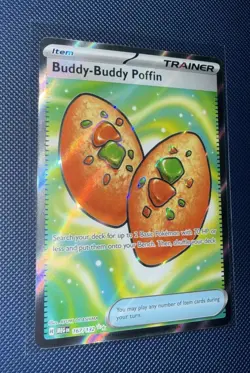 Buddy-Buddy Poffin 167/132 | Trainer Mega Evolution Holo Pokemon English NM - Image 1