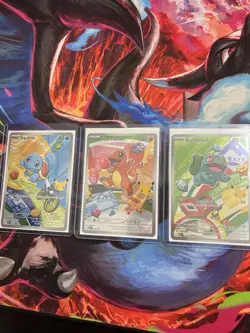 First Partner: Charmander, Squirtle, Bulbasaur 037-039 All 3! Pokemon TCG - Image 1