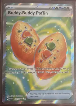 Pokemon Buddy-Buddy Poffin 167/132 Me01: Mega Evolution Holo - Image 1
