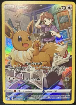 Eevee TG11/TG30 Trainer Gallery Holo LP Pokemon Brilliant Stars - Image 1