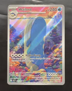 Pokemon TCG SV-Journey Together Wailord #162/159 Illustration Rare - Image 1