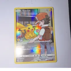 Pokemon Pikachu 241/236 70 HP SM Cosmic Eclipse Secret Rare Full Art Holo EN - Image 1