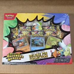 Pokemon TCG - Ascended Heroes First Partners Deluxe Pin Collection - New Sealed - Image 1