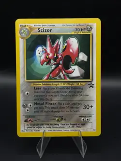 Pokemon Scizor #33 - 2001 Wizards Black Star Promo WOTC LP Lightly Played - Image 1