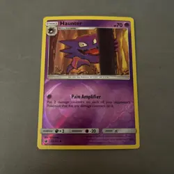 Haunter 37/111 S&M Crimson Invasion Pokemon TCG Reverse Holo NM/M - Image 1