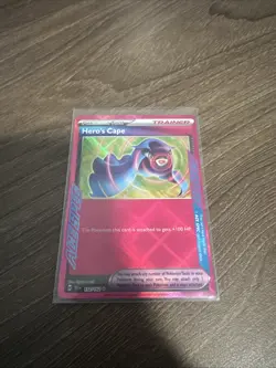 Pokemon TCG Hero's Cape Pokemon Tool Trainer 152/162 Temporal Forces - Image 1