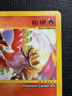 Pokemon Ho-Oh 52 Black Star Promo PCNY Pokemon Center New York 2002 E-Reader NM - Image 3