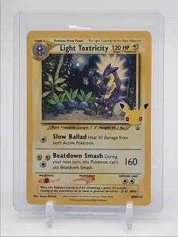 LIGHT TOXTRICITY 2021 POKEMON CELEBRATIONS CLASSIC HOLO #SWSH137 Q6650 - Image 1