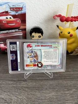 1999 Topps Pokemon TV Animation Blastoise #9 PSA 9 - Image 2