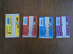 EMPTY Pokemon Base Set 2 Art Set x4 Booster Pack Wrappers WOTC Gyarados Mewtwo - Image 2