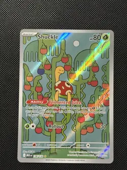 Pokemon Mega Evolutions - Shuckle - 136/132 - Illustration Art Rare - M/NM - Image 2